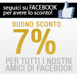 Sconto per gli amici di Facebook