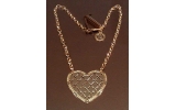 Collana Rebecca bronzo rosè con ciondolo a cuore
