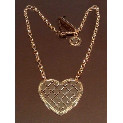 Collana Rebecca bronzo rosè con ciondolo a cuore