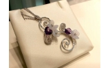 Collana oro bianco Smaria