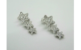 Orecchini MyMara con 3 stelle in argento e Zirconi