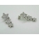 Orecchini MyMara con 3 stelle in argento e Zirconi