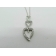 Collana MyMara in argento, ciondolo cuori e zirconi