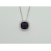 Collana MyMara in argento, ciondolo cabochon e zirconi