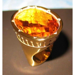 Anello REBECCA quarzo Citrino