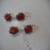 Orecchini pendenti corallo rosso