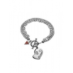 Bracciale Guess multi catena con charm e Swarovski