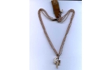 Collana Guess rosè tre catene