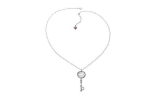 Collana Guess silver con charm a chiave Collana Guess silver con charm a chiave
