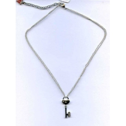 Collana Guess doppia catena ciondolo chiavetta