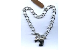 Collana Guess maglia groumette con tre cuori