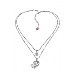 Collana Guess con doppio cuore e Swarovski Collana Guess con doppio cuore e Swarovski