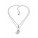 Collana Guess con doppio cuore e Swarovski