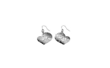 Orecchini Guess Steel cuore logati